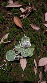 Pinolith Jasper & Black Star Sterling Silver Necklace - Image 3