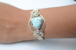 Larimar wrap stone