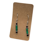 malachite earrings