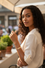 rose gold spin bracelet - Image 2