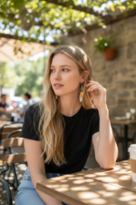 Bumble bee jasper earrings - Image 2