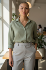 citrine beaded earrings - Image 2